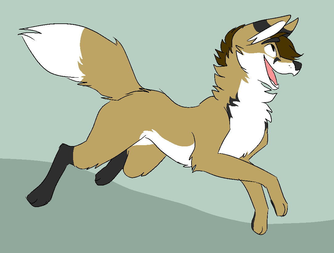 Kobaj happy to jump around.