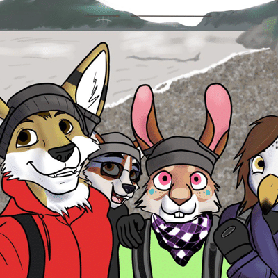 Kobaj taking a selfie with his best friends!